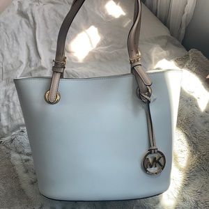 White Michael Kors Tote Bag